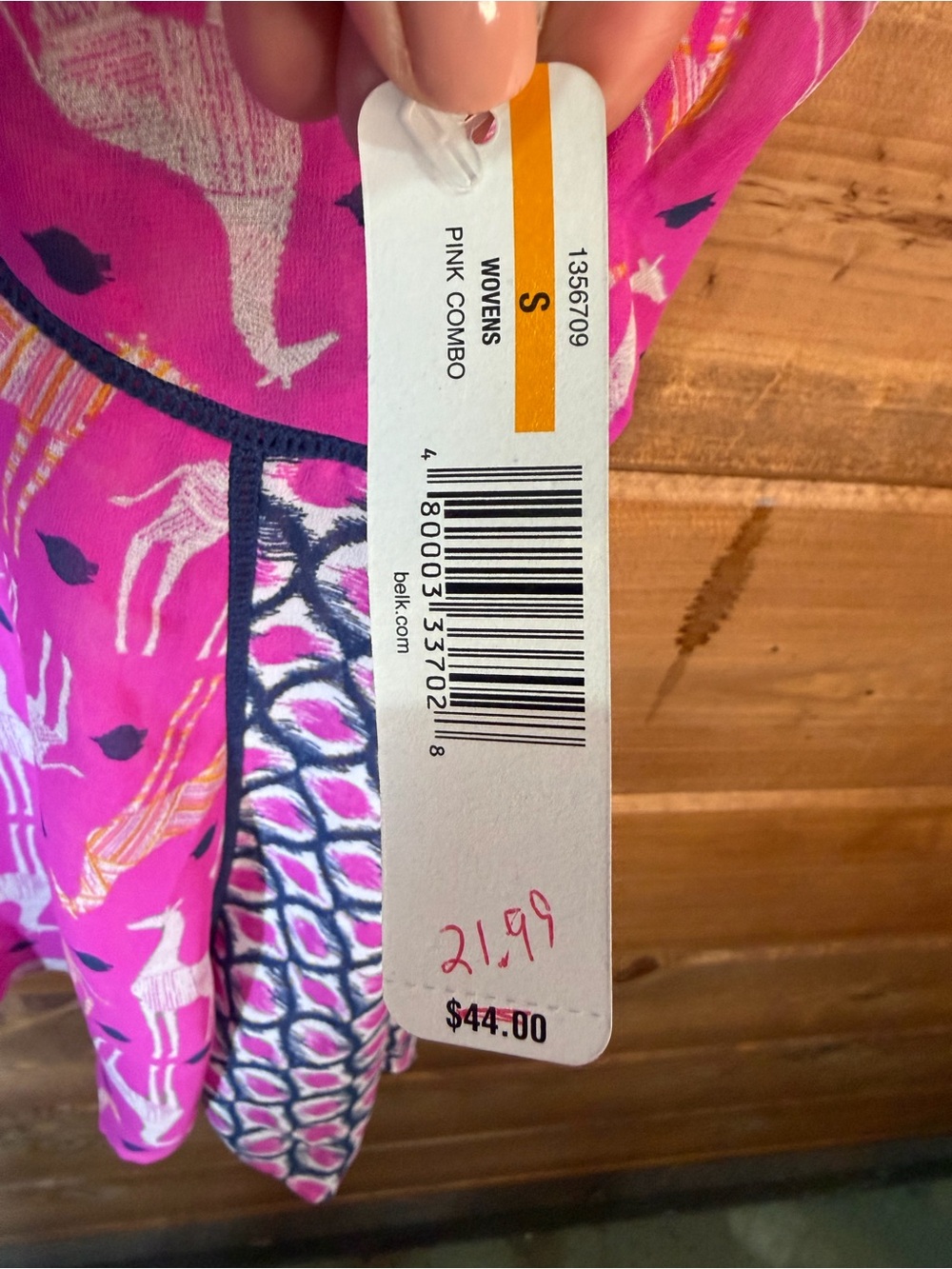 new directions Pink Giraffe Patterned Cap Sleeve Tank Top Size Small 💕🌴 - Picture 3 of 8